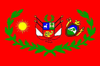 Flag of the Peruvian-Bolivian Confederation
