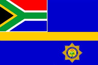 [South African Police Service flag]